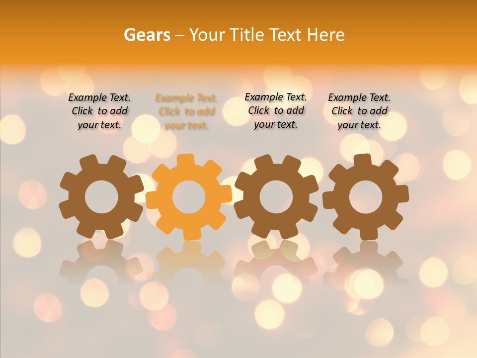 Xmas Twinkle Shades PowerPoint Template