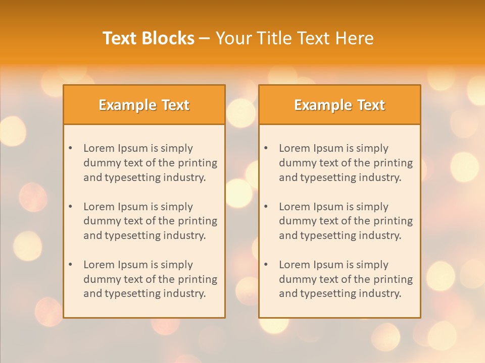 Xmas Twinkle Shades PowerPoint Template