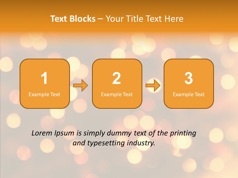 Xmas Twinkle Shades PowerPoint Template