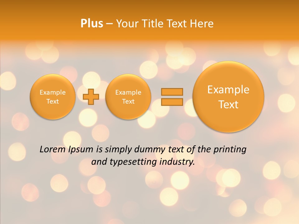 Xmas Twinkle Shades PowerPoint Template