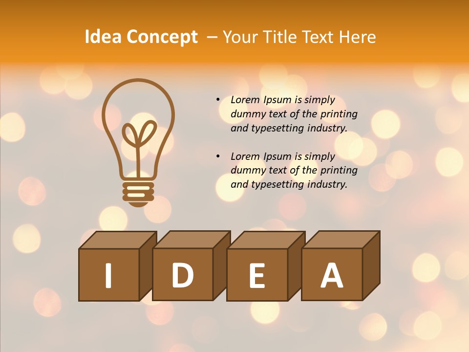 Xmas Twinkle Shades PowerPoint Template