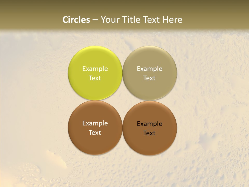 Fresh Bottle Over PowerPoint Template