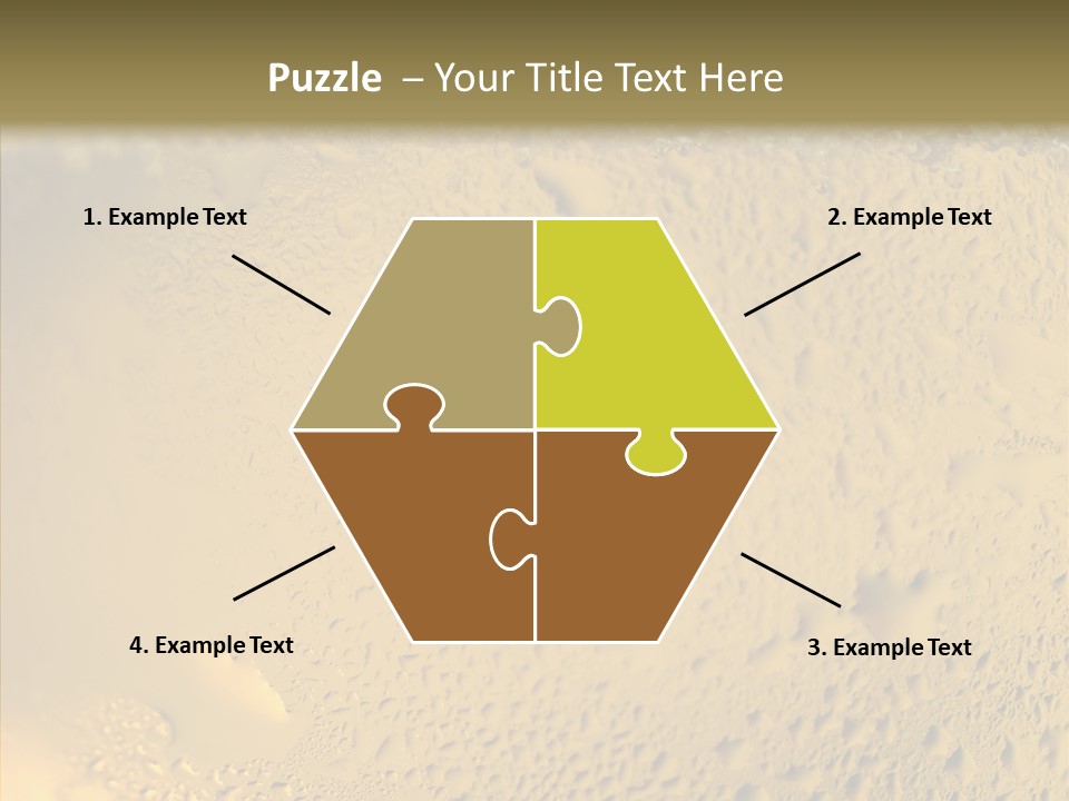 Fresh Bottle Over PowerPoint Template