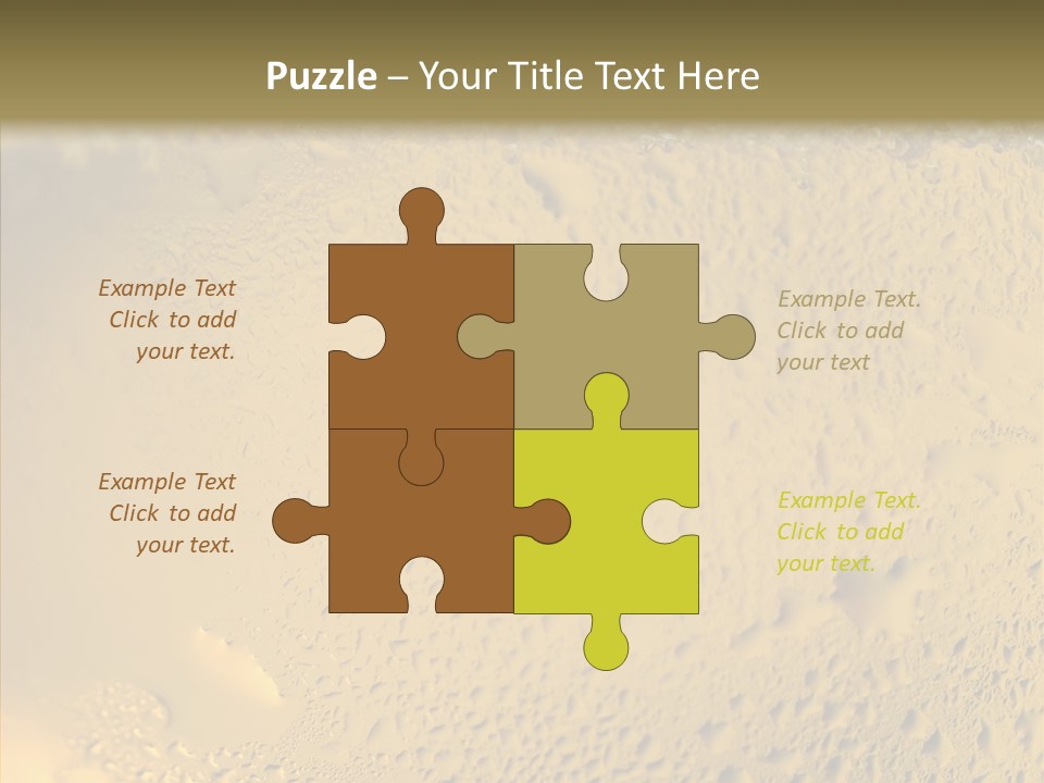 Fresh Bottle Over PowerPoint Template