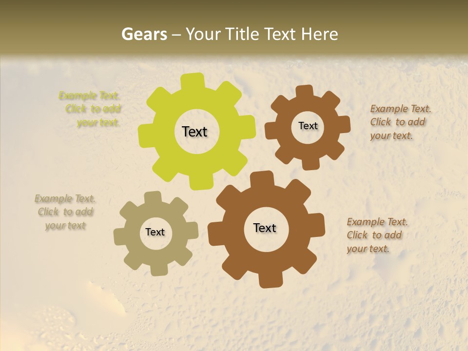 Fresh Bottle Over PowerPoint Template