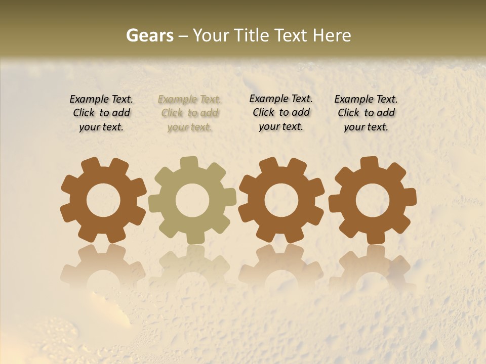 Fresh Bottle Over PowerPoint Template