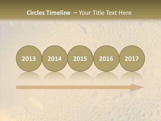 Fresh Bottle Over PowerPoint Template