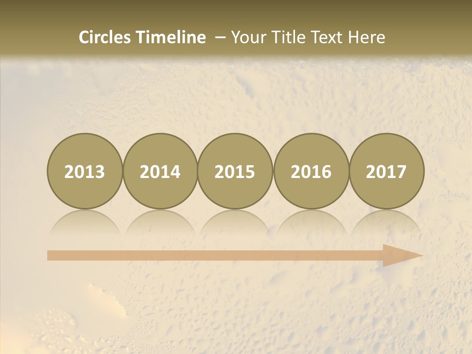 Fresh Bottle Over PowerPoint Template