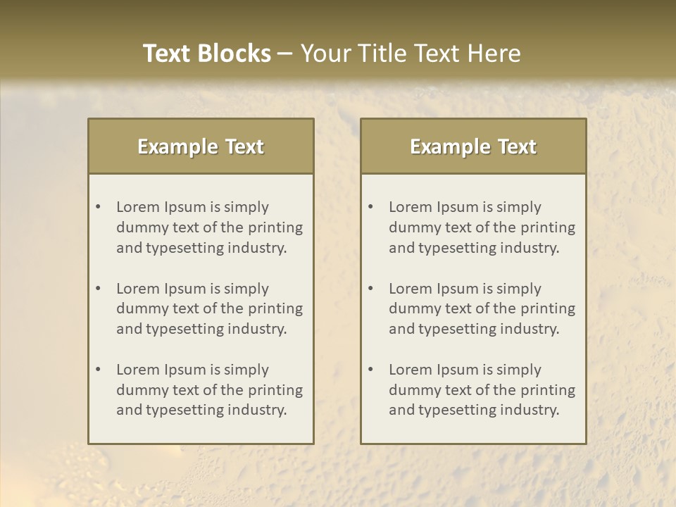 Fresh Bottle Over PowerPoint Template