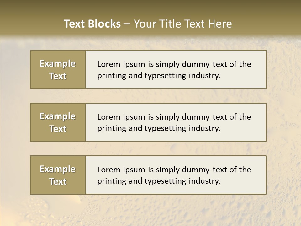 Fresh Bottle Over PowerPoint Template