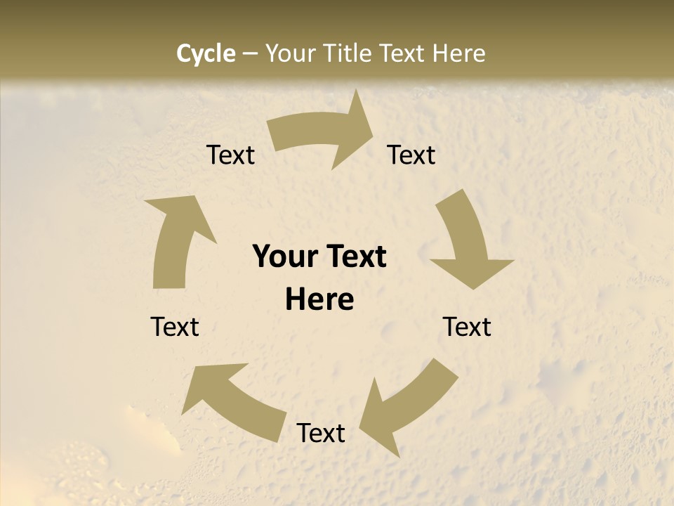Fresh Bottle Over PowerPoint Template
