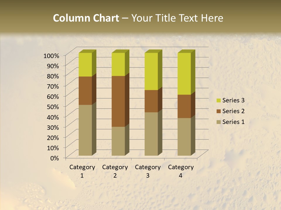 Fresh Bottle Over PowerPoint Template