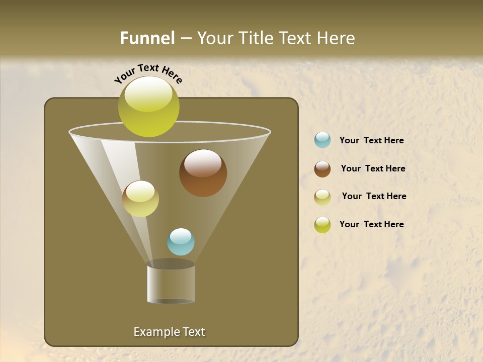 Fresh Bottle Over PowerPoint Template