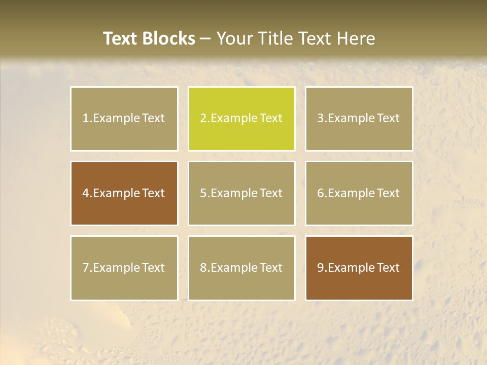 Fresh Bottle Over PowerPoint Template