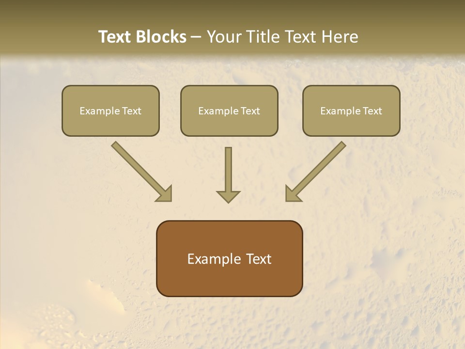 Fresh Bottle Over PowerPoint Template