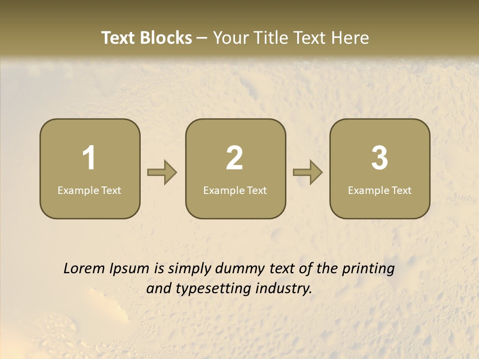 Fresh Bottle Over PowerPoint Template