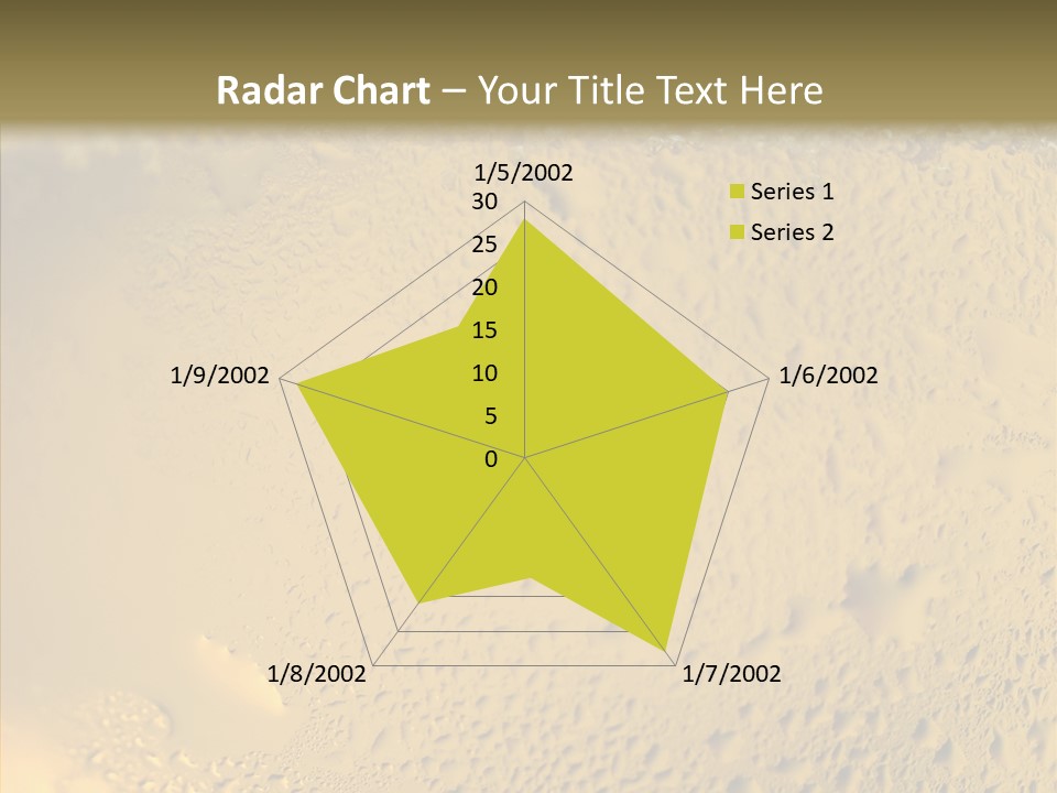 Fresh Bottle Over PowerPoint Template