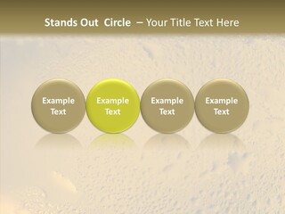 Fresh Bottle Over PowerPoint Template