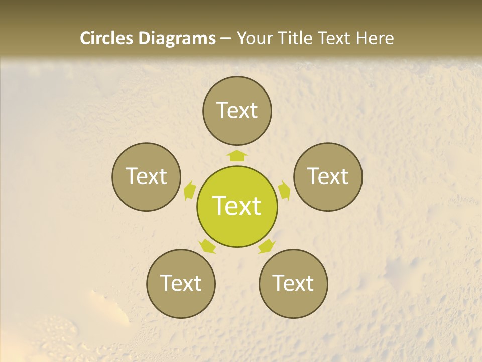 Fresh Bottle Over PowerPoint Template