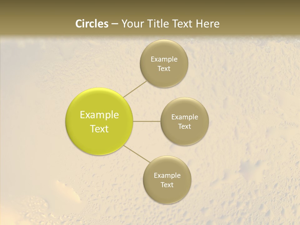 Fresh Bottle Over PowerPoint Template