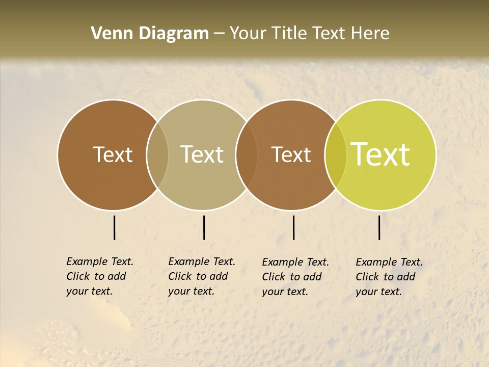 Fresh Bottle Over PowerPoint Template