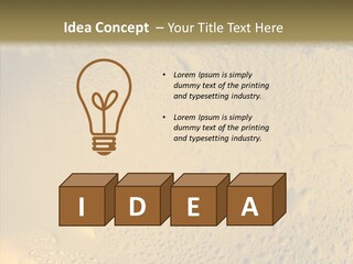 Fresh Bottle Over PowerPoint Template