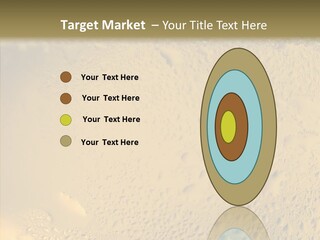 Fresh Bottle Over PowerPoint Template