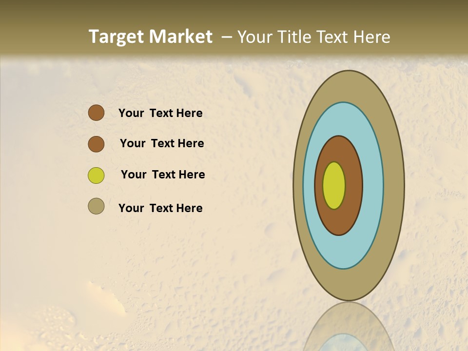 Fresh Bottle Over PowerPoint Template