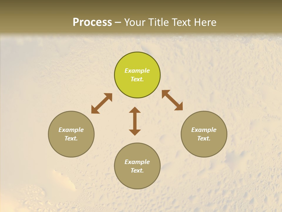 Fresh Bottle Over PowerPoint Template