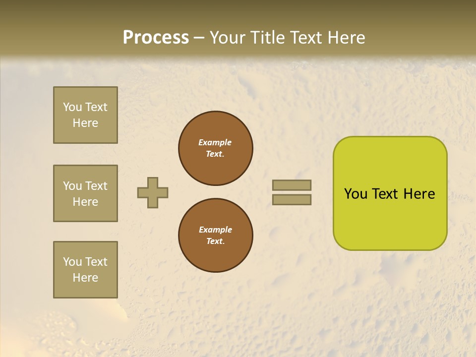 Fresh Bottle Over PowerPoint Template