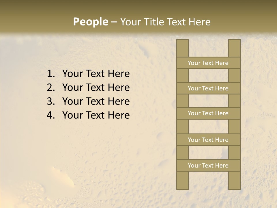 Fresh Bottle Over PowerPoint Template