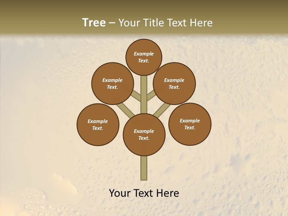 Fresh Bottle Over PowerPoint Template