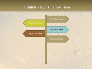Fresh Bottle Over PowerPoint Template