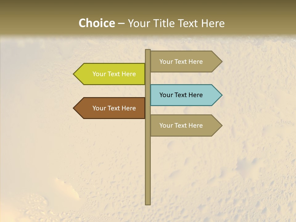 Fresh Bottle Over PowerPoint Template