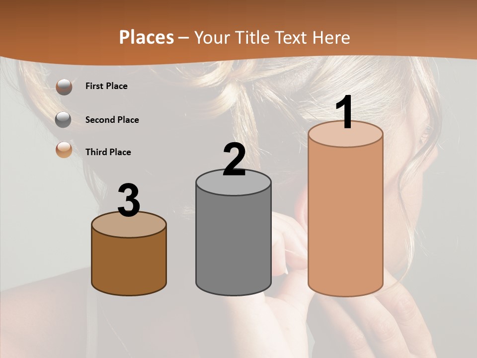 Piercing Necklace Tiara PowerPoint Template