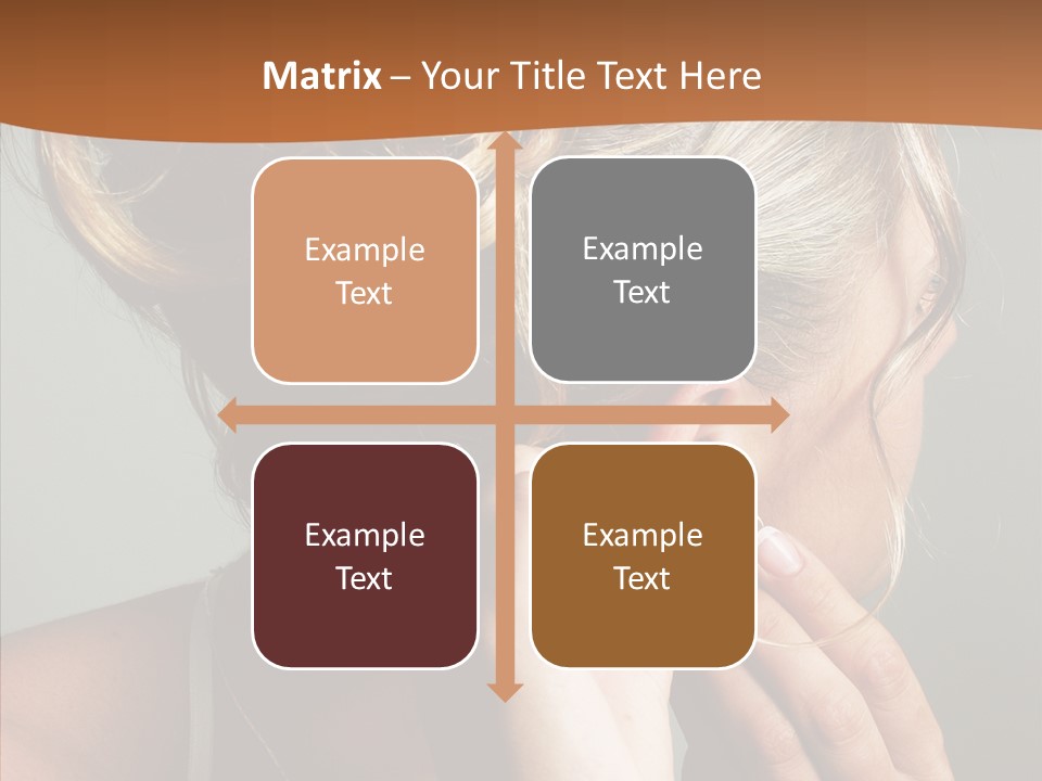 Piercing Necklace Tiara PowerPoint Template