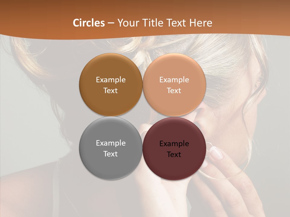 Piercing Necklace Tiara PowerPoint Template