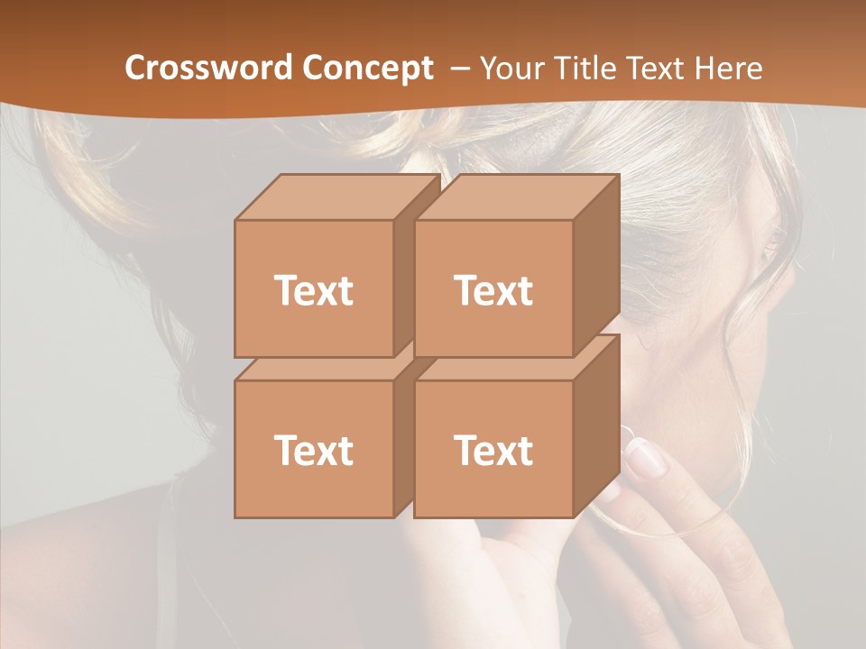 Piercing Necklace Tiara PowerPoint Template