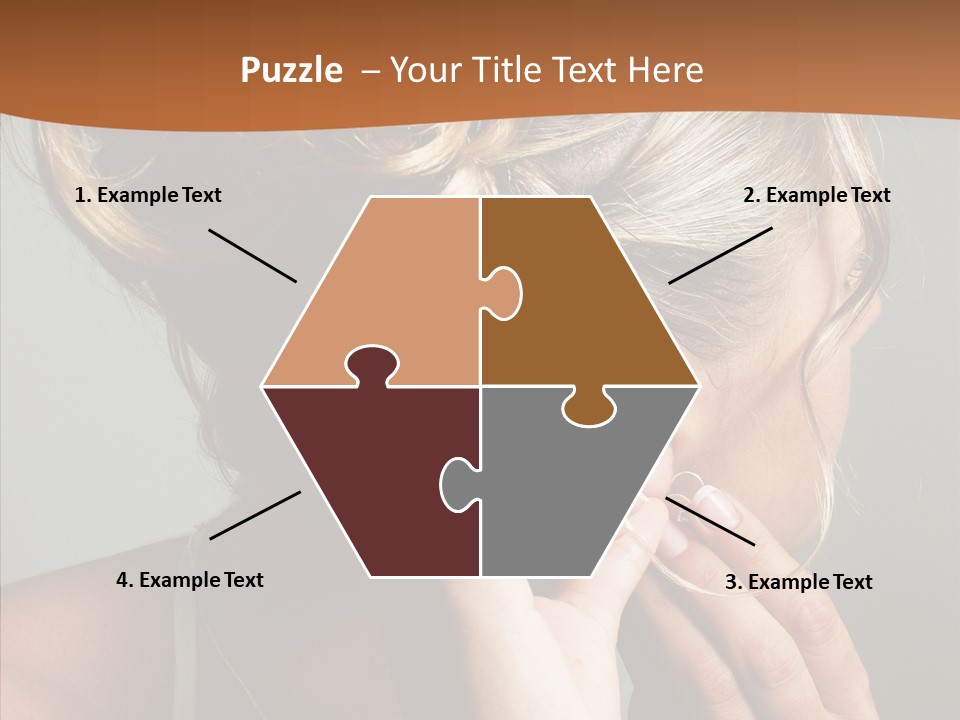 Piercing Necklace Tiara PowerPoint Template