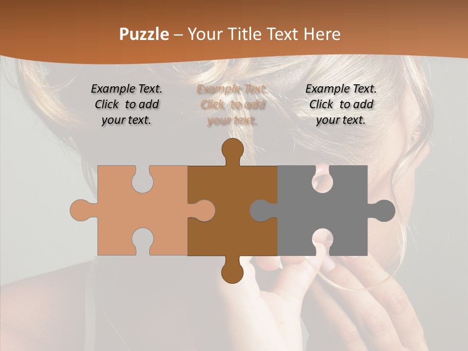 Piercing Necklace Tiara PowerPoint Template