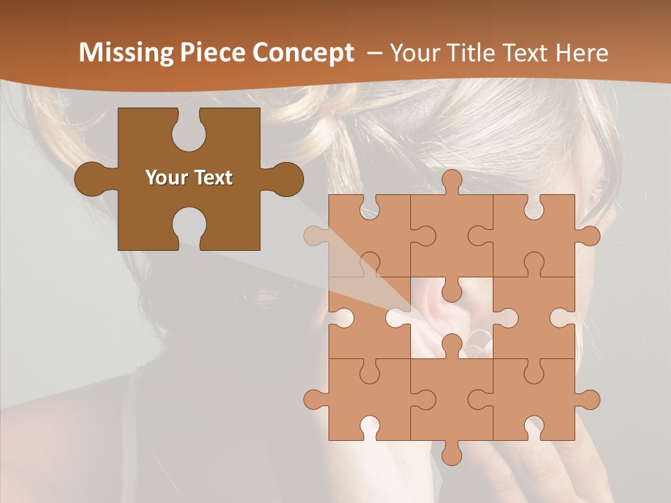 Piercing Necklace Tiara PowerPoint Template