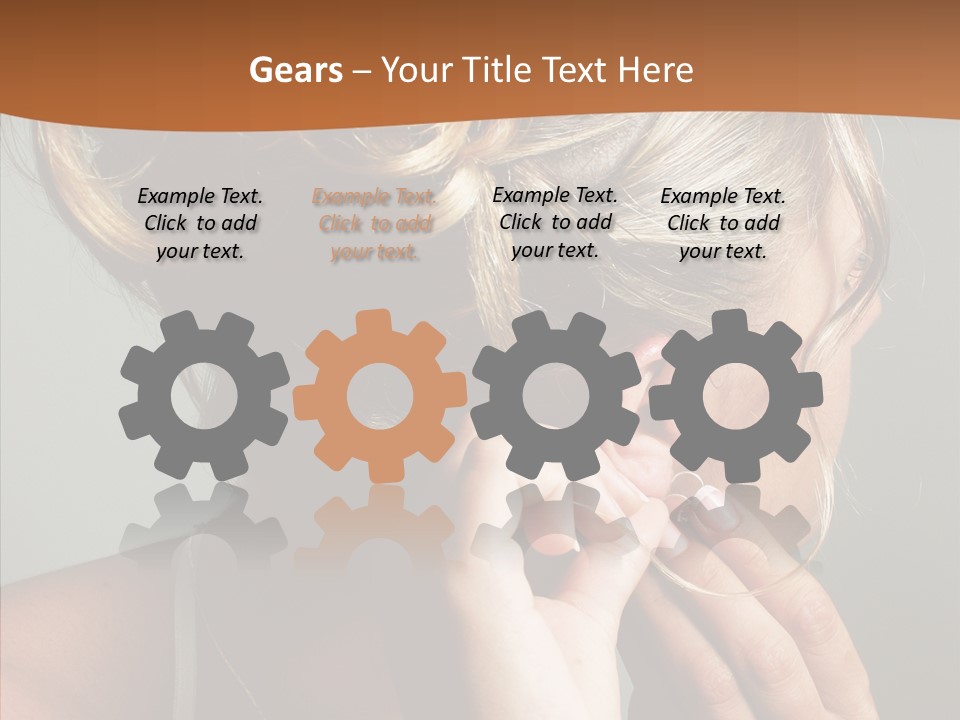 Piercing Necklace Tiara PowerPoint Template