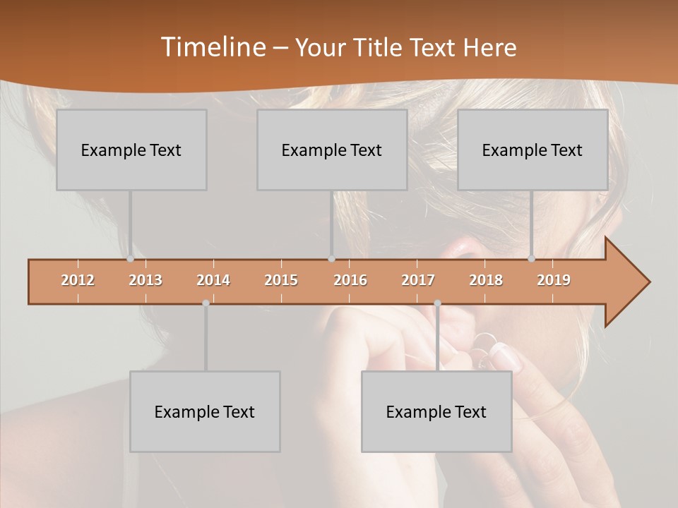 Piercing Necklace Tiara PowerPoint Template