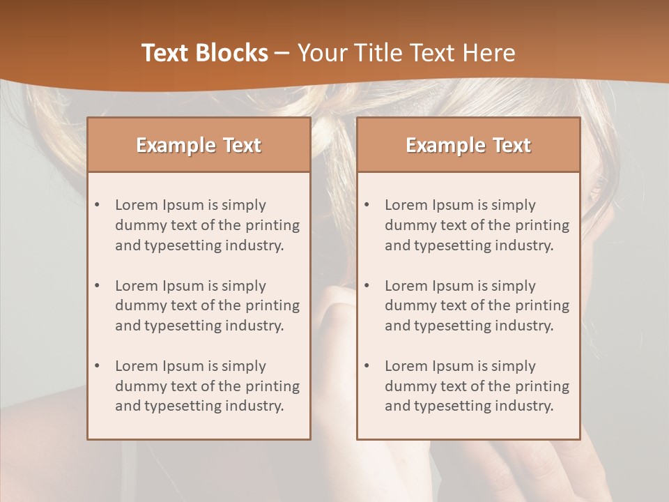 Piercing Necklace Tiara PowerPoint Template