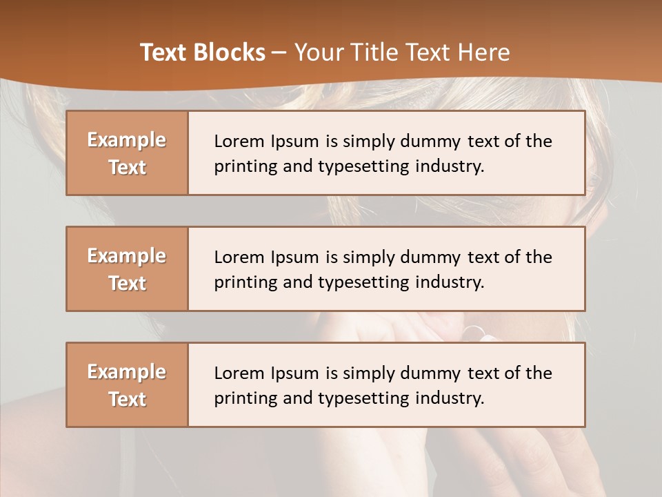 Piercing Necklace Tiara PowerPoint Template