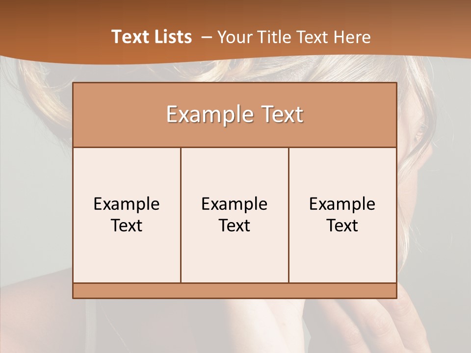 Piercing Necklace Tiara PowerPoint Template