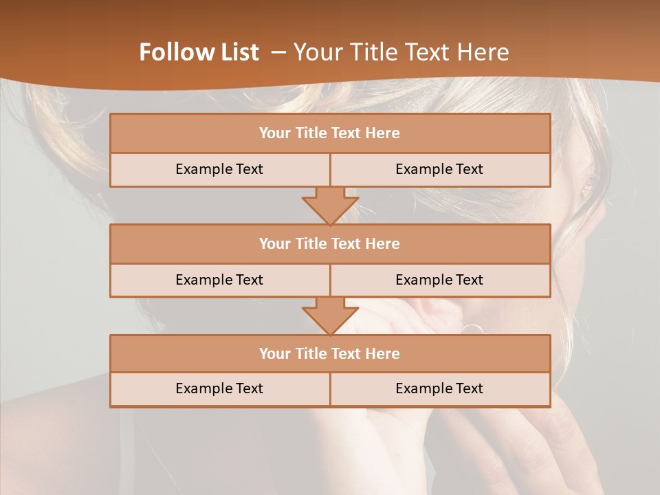 Piercing Necklace Tiara PowerPoint Template