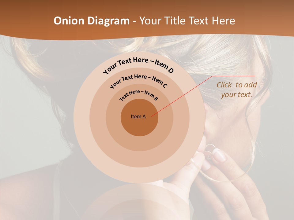 Piercing Necklace Tiara PowerPoint Template