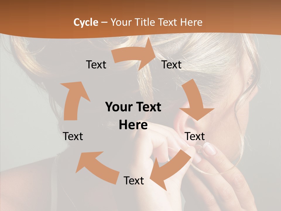 Piercing Necklace Tiara PowerPoint Template