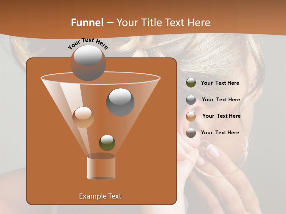 Piercing Necklace Tiara PowerPoint Template